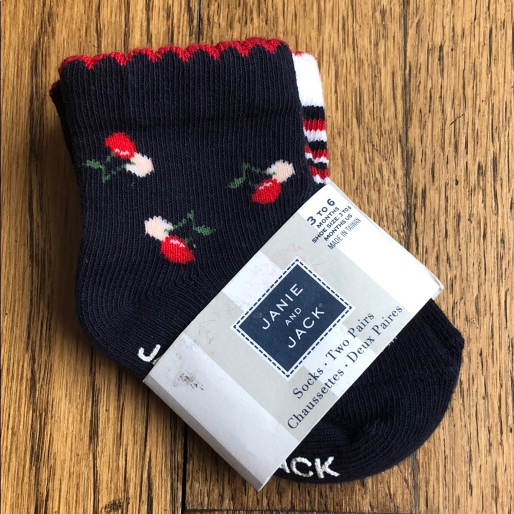 Janie and Jack Baby Socks 3-6 months